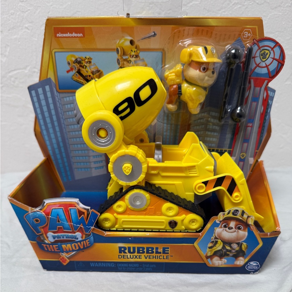 PAW Patrol The Movie - Rubble Deluxe Vehicle toy